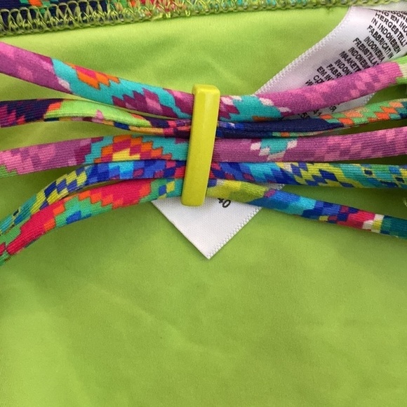 Nanette Lepore full coverage, hipster, bright multicolored bikini bottom - Picture 2 of 6